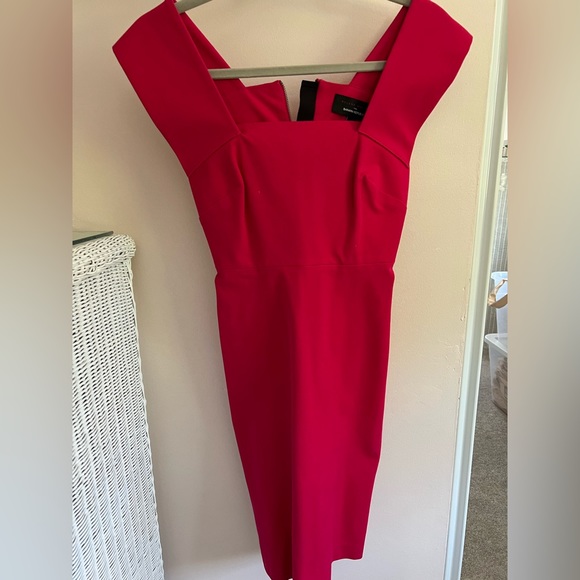 Banana Republic x Roland Mouret Red Cocktail Dress - Picture 4 of 5